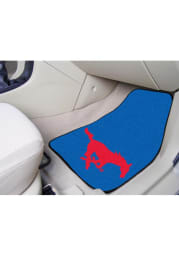 Sports Licensing Solutions SMU Mustangs 2-Piece Carpet Car Mat - Blue