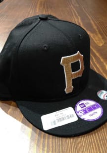 New Era Pittsburgh Pirates Black Glimmer Mixer Youth Snapback Hat