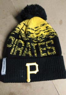 New Era Pittsburgh Pirates Black On Field Sport Youth Knit Hat