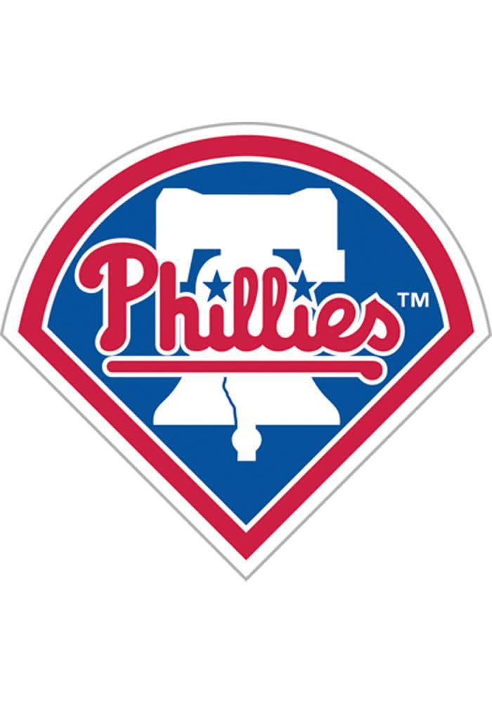 Philadelphia Phillies 12 Inch Logo Car Magnet - Blue