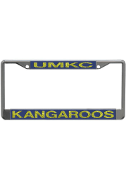 UMKC Roos Silver Chrome License Frame
