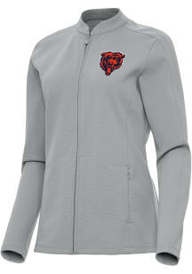 Antigua Chicago Bears Womens Grey Alternate Regard Light Weight Jacket