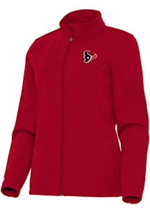 Antigua Houston Texans Womens Red Links Light Weight Jacket