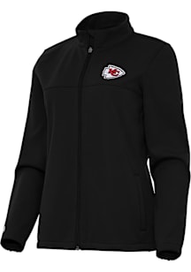 Antigua Kansas City Chiefs Womens Black Links Light Weight Jacket