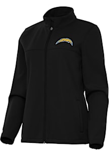 Antigua Los Angeles Chargers Womens Black Links Light Weight Jacket