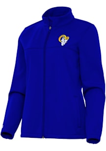 Antigua Los Angeles Rams Womens Blue Links Light Weight Jacket
