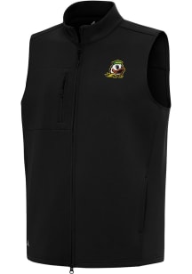 Mens Oregon Ducks Black Antigua Demand Vest