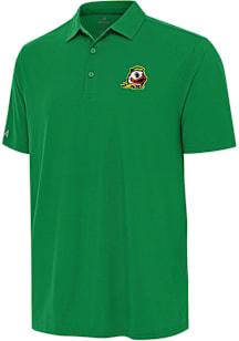 Antigua Oregon Ducks Mens Green Era Short Sleeve Polo
