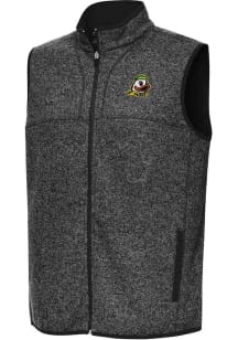 Mens Oregon Ducks Black Antigua Fortune Vest