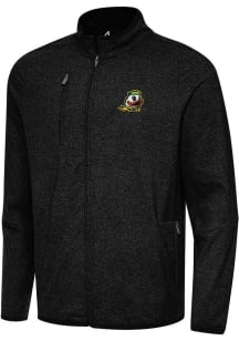 Mens Oregon Ducks Black Antigua Hold Up Light Weight Jacket