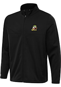 Antigua Oregon Ducks Mens Black Links 2 Light Weight Jacket