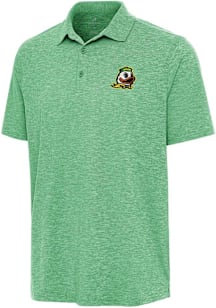 Antigua Oregon Ducks Mens Green Par 3 Short Sleeve Polo