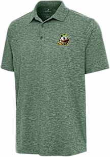 Antigua Oregon Ducks Mens Green Par 3 Short Sleeve Polo