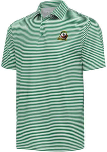 Mens Oregon Ducks Green Antigua Skills Short Sleeve Polo Shirt