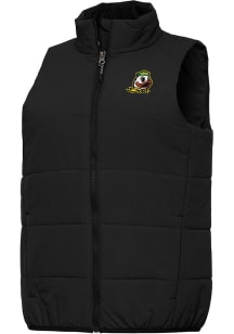 Womens Oregon Ducks Black Antigua Experience Vest