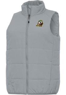 Womens Oregon Ducks Grey Antigua Experience Vest