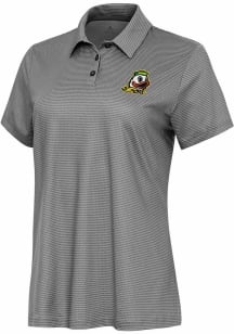 Antigua Oregon Ducks Womens White Rings Short Sleeve Polo Shirt