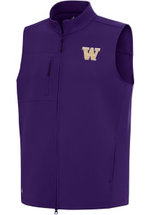 Antigua Washington Huskies Mens Purple Demand Sleeveless Jacket