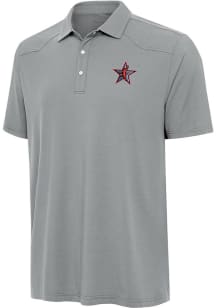 Antigua Mens Grey WNBA 2024 All Star Game Western Short Sleeve Polo