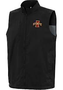 Antigua Iowa State Cyclones Mens Black Brisk Sleeveless Jacket