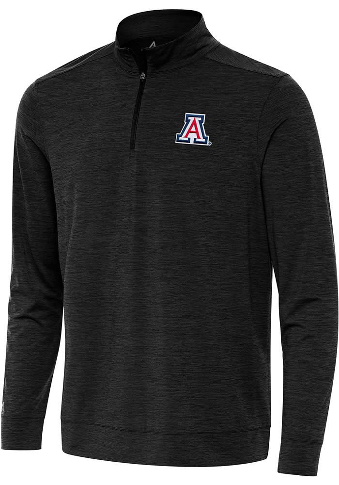 Antigua Arizona Wildcats Mens Bright Pullover - BLACKHEATHER