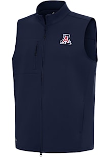 Antigua Arizona Wildcats Mens Navy Blue Demand Sleeveless Jacket