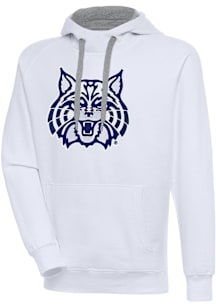 Antigua Arizona Wildcats Mens White Full Front Victory Long Sleeve Hoodie
