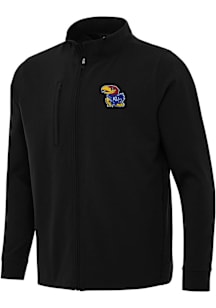 Antigua Kansas Jayhawks Mens Black Regard Light Weight Jacket