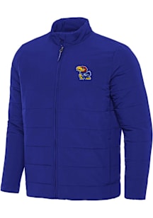 Antigua Kansas Jayhawks Mens Blue Swelter Filled Jacket