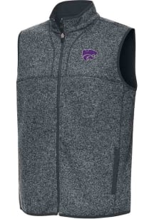 Mens K-State Wildcats Grey Antigua Fortune Vest