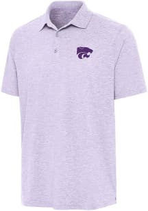 Mens K-State Wildcats Lavender Antigua Par 3 Short Sleeve Polo Shirt