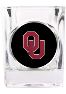 Oklahoma Sooners 2oz Square Emblem Shot Glass