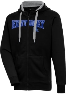 Antigua Kentucky Wildcats Mens  Split Victory Long Sleeve Full Zip Jacket