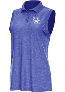 Antigua Kentucky Wildcats Womens Blue Recap Polo Shirt