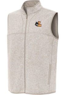 Antigua Loyola Ramblers Mens Oatmeal Fortune Sleeveless Jacket
