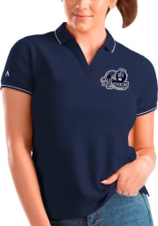 Antigua Old Dominion Monarchs Womens Navy Blue Affluent Short Sleeve Polo Shirt