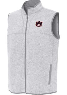 Antigua Auburn Tigers Mens Grey Fortune Sleeveless Jacket