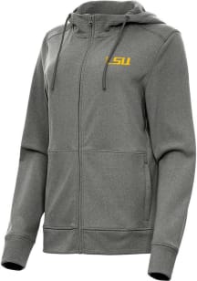 Antigua LSU Tigers Womens Black Seeker Light Weight Jacket