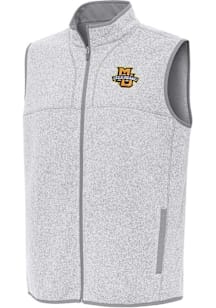 Antigua Marquette Golden Eagles Mens Grey Fortune Sleeveless Jacket