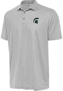 Antigua Michigan State Spartans Mens White Rings Short Sleeve Polo