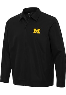 Mens Michigan Wolverines  Antigua Pivot Light Weight Jacket