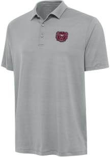 Antigua Missouri State Bears Mens Grey Reprocess Recycled Short Sleeve Polo