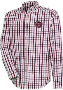Antigua Missouri State Bears Mens Maroon Tending Long Sleeve Dress Shirt