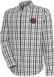 Antigua Missouri State Bears Mens Black Tending Long Sleeve Dress Shirt