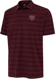 Antigua Missouri State Bears Mens Maroon Tunnel Short Sleeve Polo