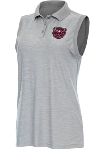 Antigua Missouri State Bears Womens Grey Recap Polo Shirt