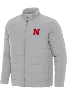 Antigua Nebraska Cornhuskers Mens Grey Swelter Filled Jacket