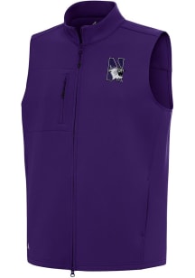 Mens Northwestern Wildcats Purple Antigua Demand Vest