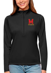 Antigua Maryland Terrapins Womens Black Tribute Long Sleeve Pullover