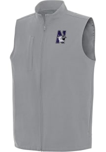 Mens Northwestern Wildcats Grey Antigua Regard Vest